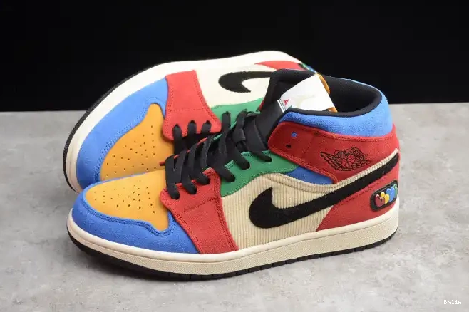 Bmlin Great Jordan 1 Blue Mid Air SE CU2805-100 Fearless the 0625